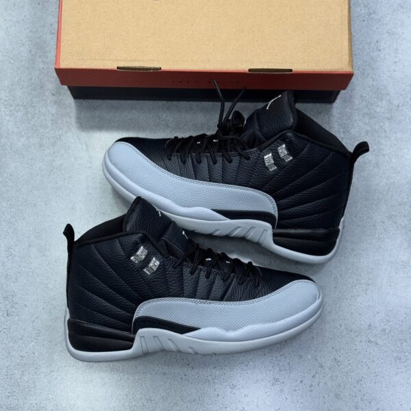 کفش کتونی مردانه نایک ایر جردن 12 Air Jordan 12 Black Wolf Grey