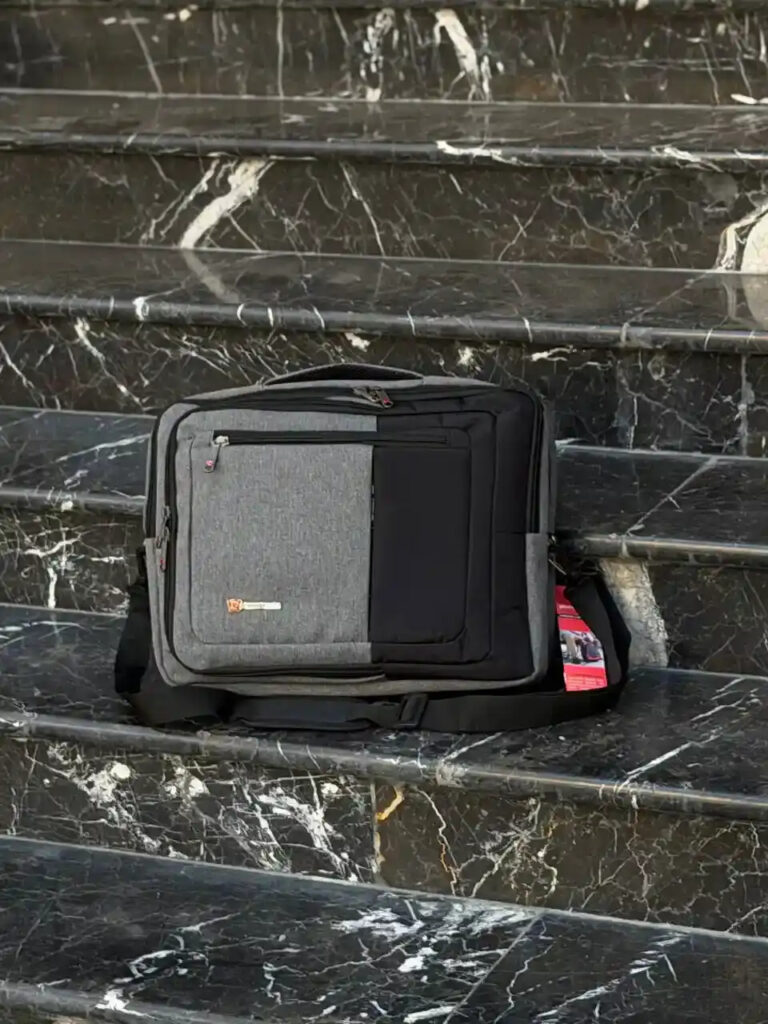 کیف سه کاره پیرگاردین مدل 111( تا لپ تاپ های 17 اینچ ) (رنگبندی دارد) (MK)