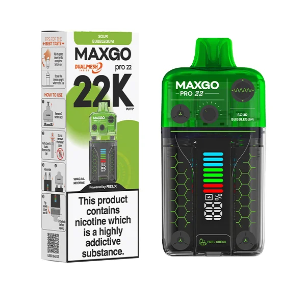 پاد یکبار مصرف 22000 پاف Maxgo Pro 22K