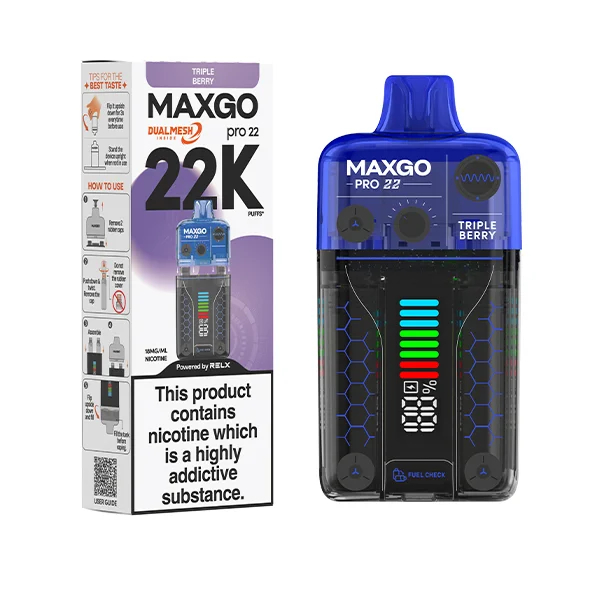 پاد یکبار مصرف 22000 پاف Maxgo Pro 22K