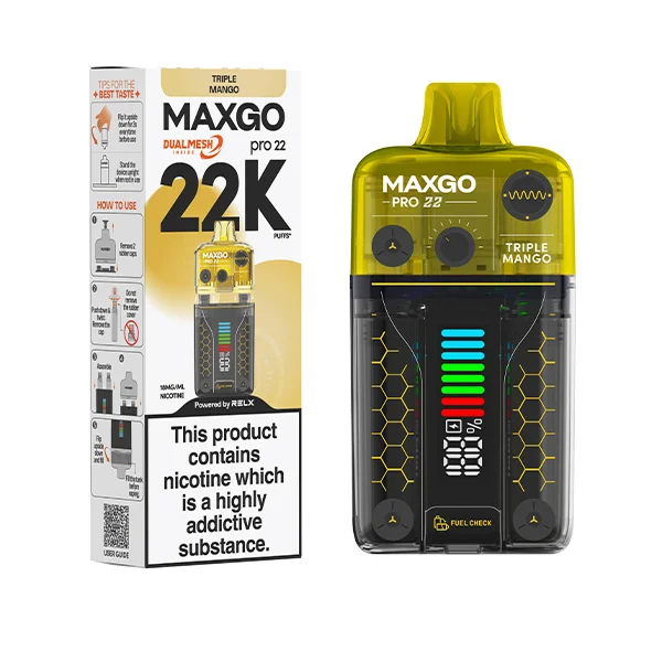 پاد یکبار مصرف 22000 پاف Maxgo Pro 22K