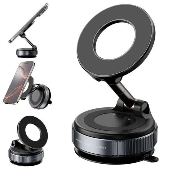 پایه نگهدارنده گوشی موبایل مدل X68 Vacuum Suction Magnetic Bracket (MK)