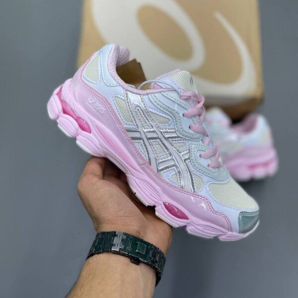 کفش کتونی زنانه اسیکس Gel Nyc X Kicki Yang Zhang Cream Pink