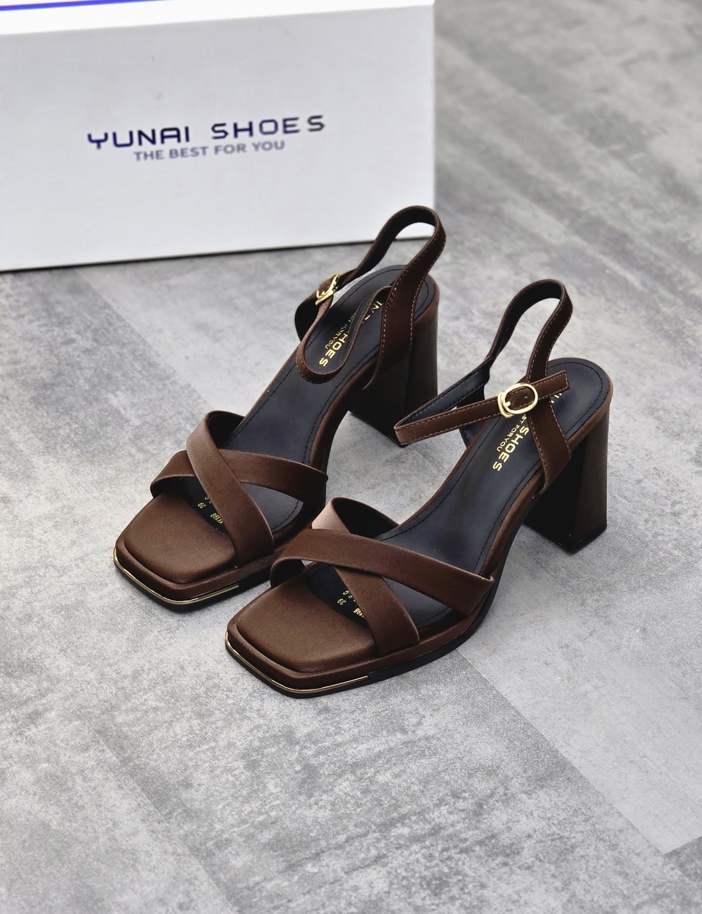 کفش پاشنه زنانه Yunai لژ 1 سانت پاشنه 7.8 سانت (MK) - تصویر 3