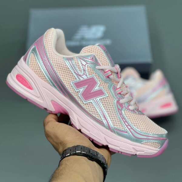 کفش کتونی زنانه نیوبالانس 740 new balance صورتی