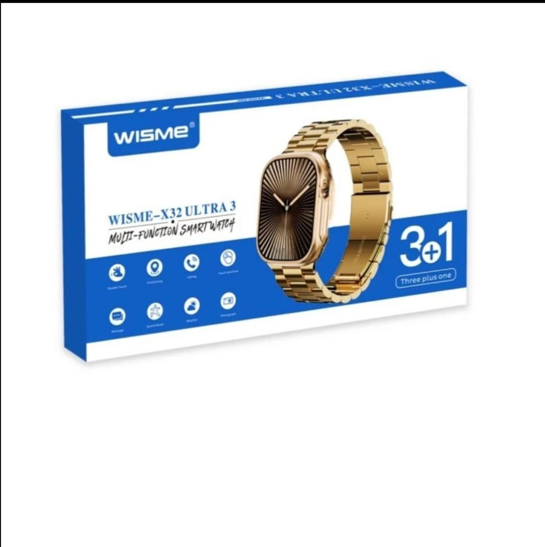 ساعت هوشمند 42 میلی متری ویسمی مدل x32 ultra3 با بند فلزی (MK) - Image 3