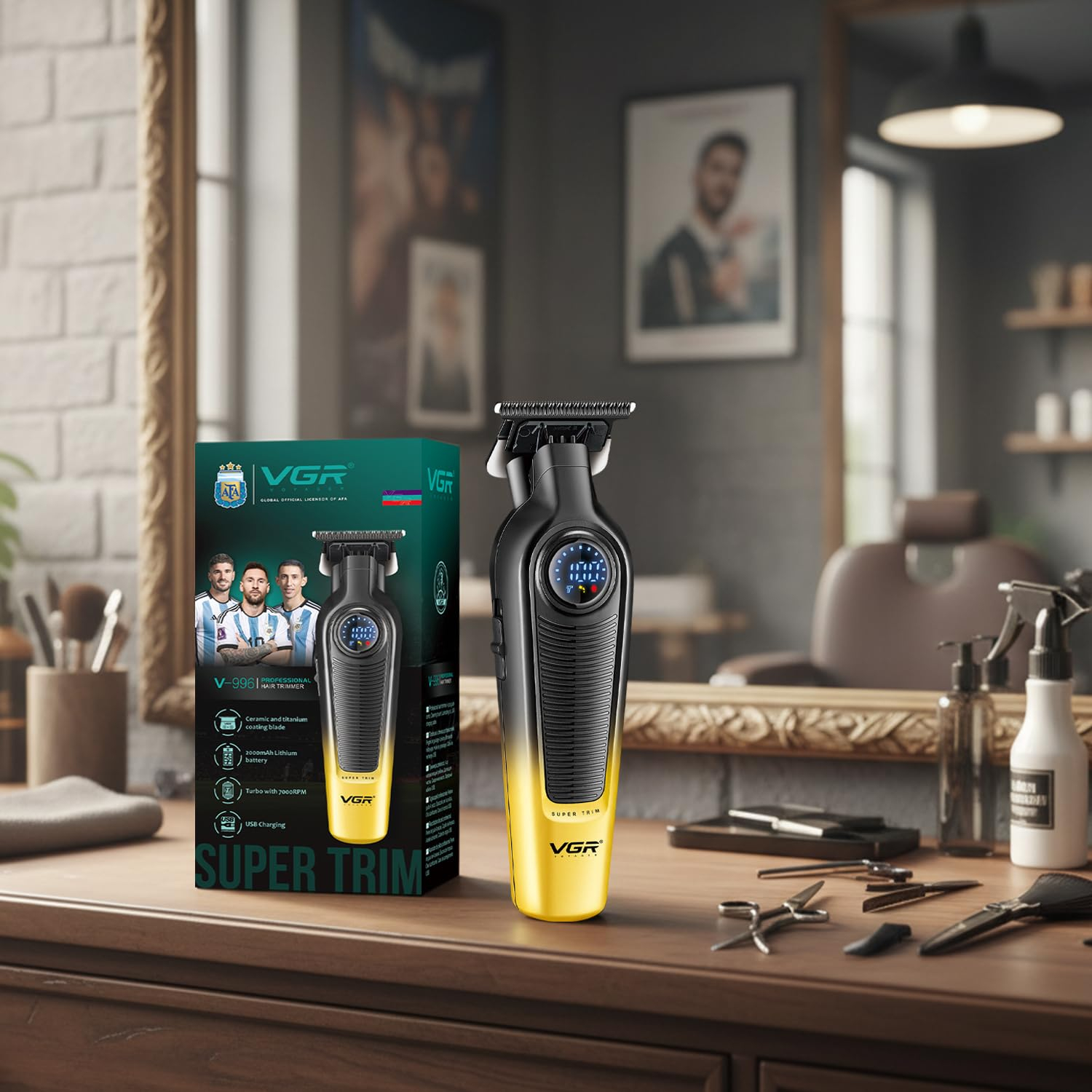 ماشین اصلاح خط زن وی جی ار VGR V-996 - Image 8