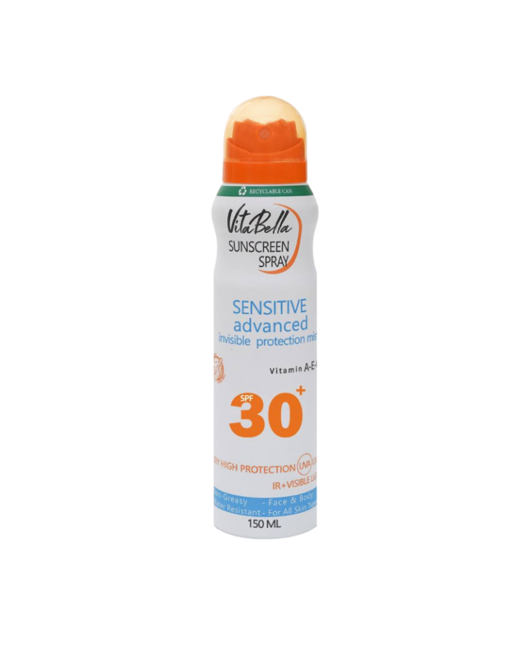 اسپری ضد آفتاب ویتابلا SPF 30 مناسب صورت و بدن