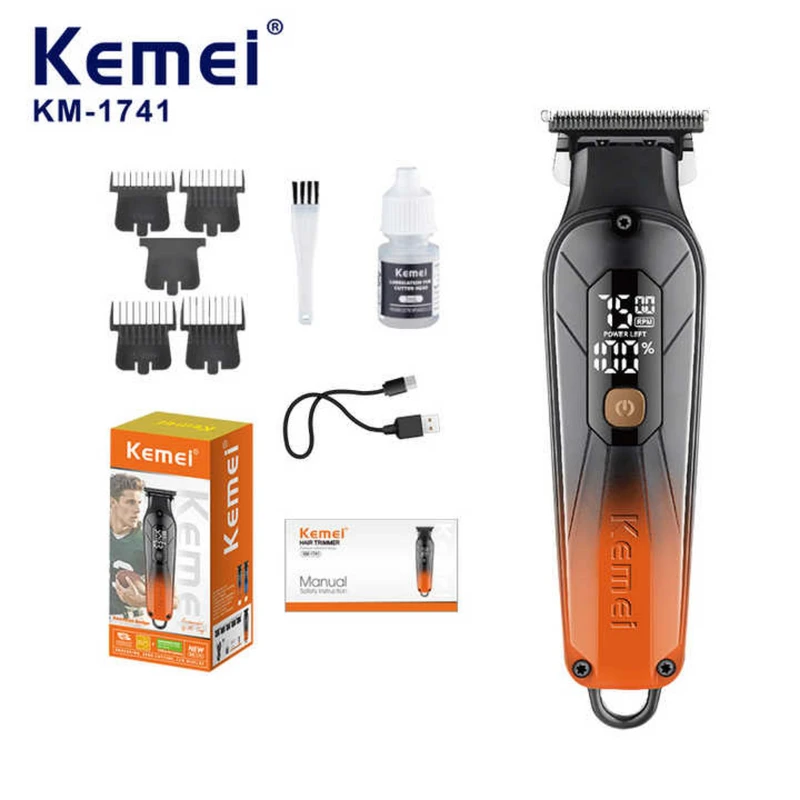 خط زن و صفر زن حرفه ای شارژی کیمی مدل KEMEI KM-1741