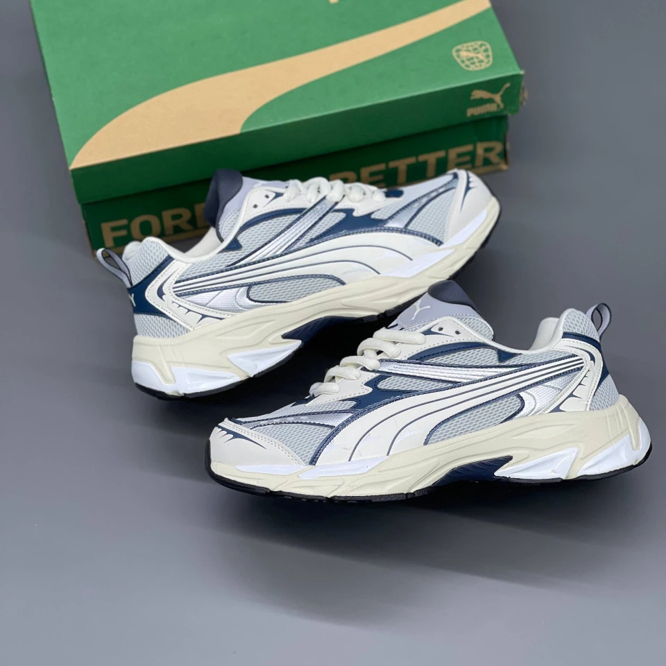 کفش کتونی مردانه پوما Puma Morphic Blue Grey - Image 2