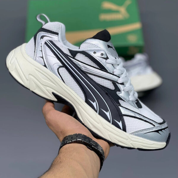 کفش کتونی مردانه پوما Puma Morphic Retro White Black