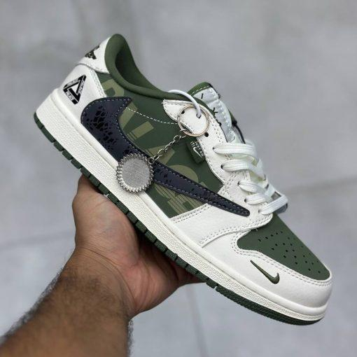 کفش کتونی مردانه نایک ایر جردن 1 Nike Air Jordan 1 Low Palace Cream Green