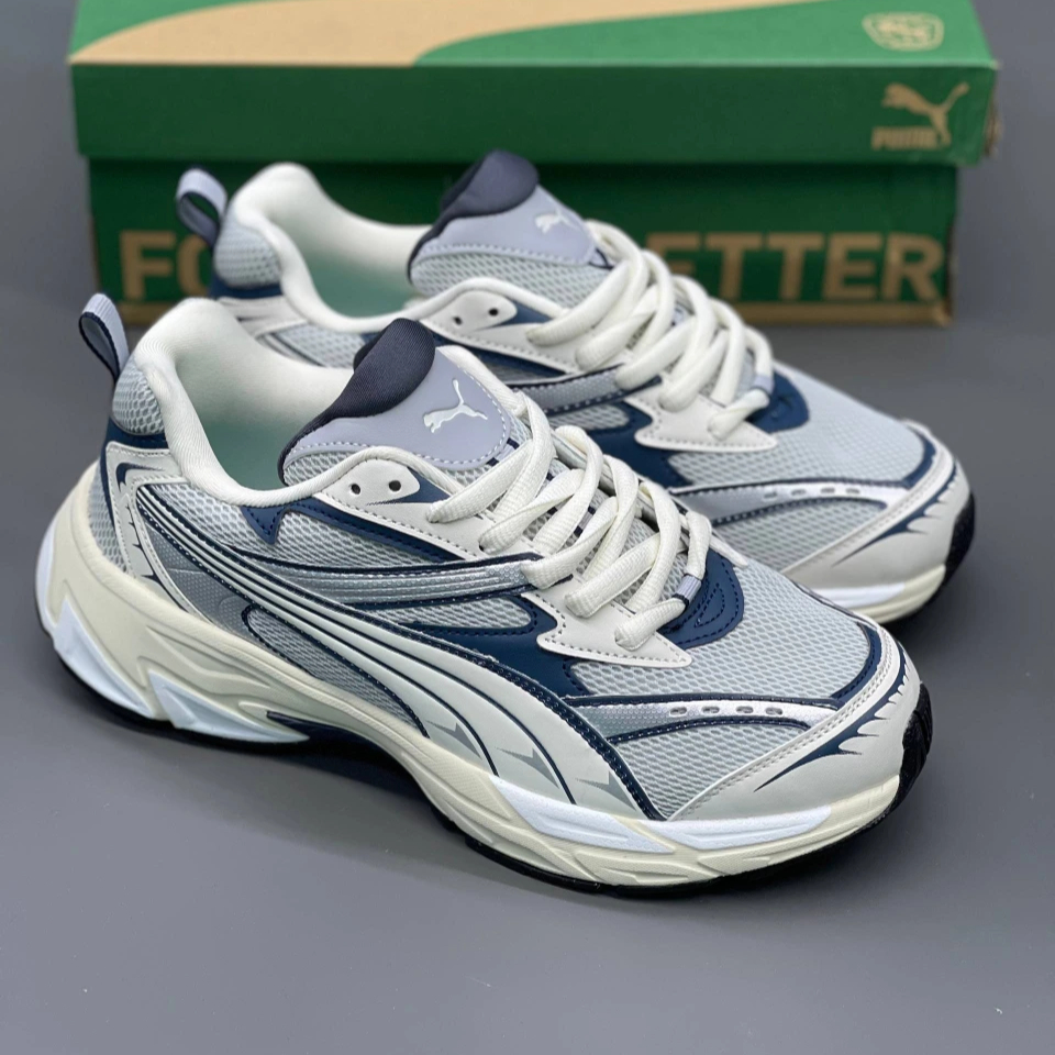 کفش کتونی مردانه پوما Puma Morphic Blue Grey - Image 3