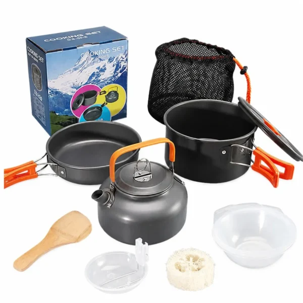 ست ظروف پخت‌وپز کمپینگ مدل Cooking Set