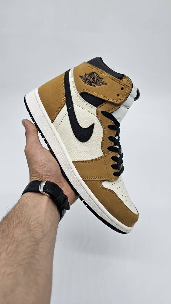 کفش کتونی جردن ساقدار سایز بزرگ فوقالعاده Jordan 1 High کد 10 (MK)