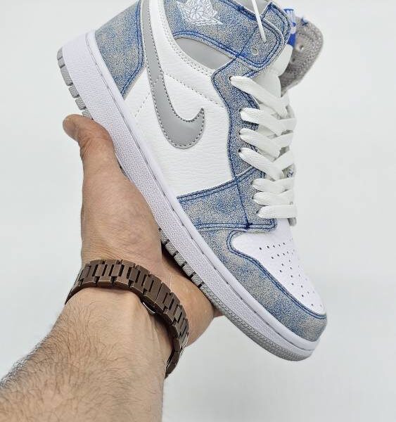 کفش کتونی جردن ساقدار سایز بزرگ فوق‌العاده Jordan1 High کد07 (MK)