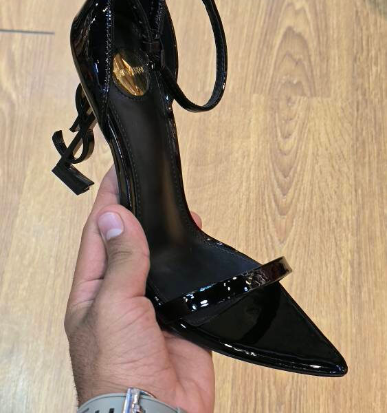 کفش پاشنه زنانه YSL کد 02 (MK)