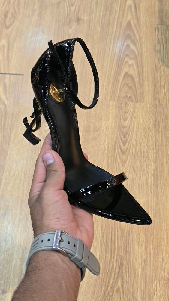 کفش پاشنه زنانه YSL کد 02 (MK)