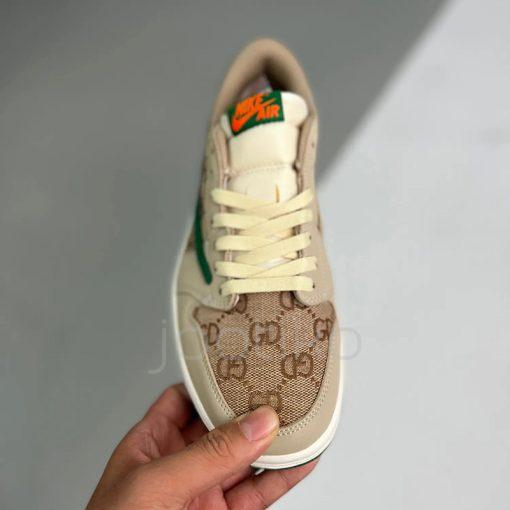 کفش کتونی مردانه نایک ایر جردن 1 تراویس اسکات گوچی Air Jordan1 Low X Travis Scott Gucci - Image 3