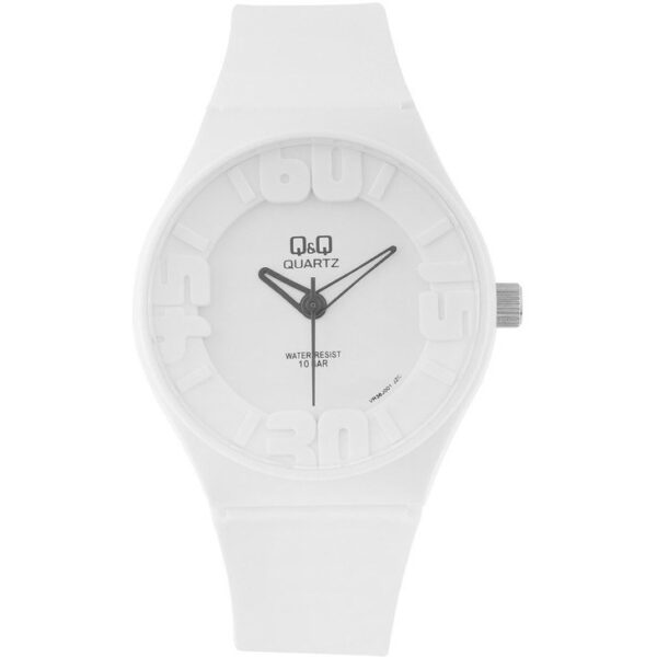 ساعت مچی یونیسکس کیو اند کیو Q&Q بند رابر سفید VR351001Y