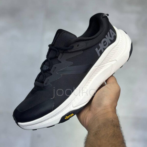 کفش هوکا ترنسپورت مشکی سفید Hoka Transport Black Alabaster