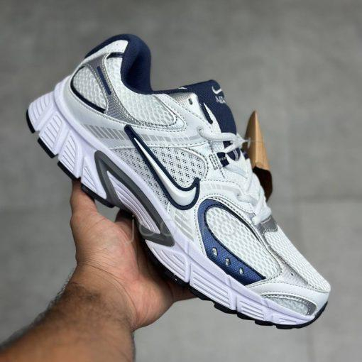 کفش کتونی زنانه و مردانه نایک وی فایو آر ان آر سفید سرمه ای Nike V5 RNR White Navy Silver