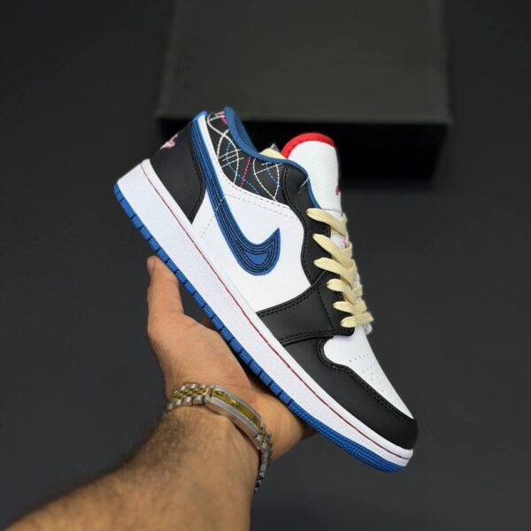 کفش کتونی زنانه و مردانه نایک ایر جردن 1 Jordan 1 Low SE Industrial Blue Sashiko