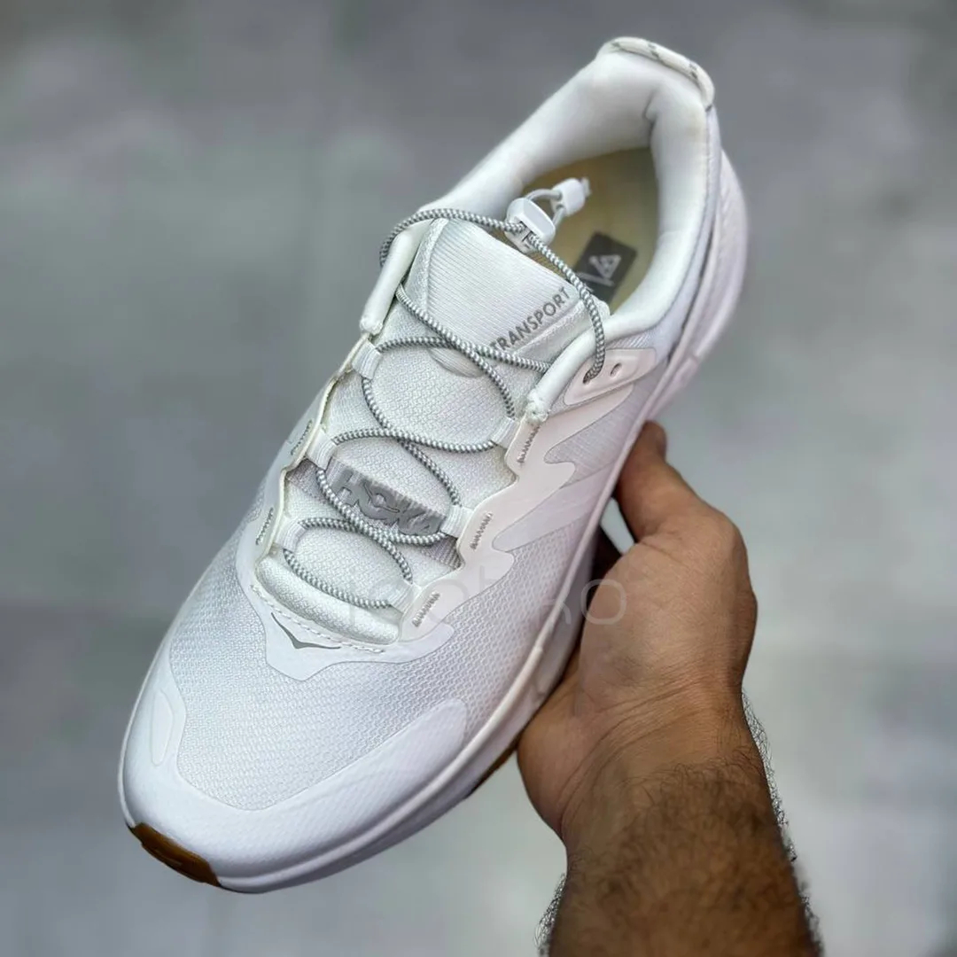 کفش هوکا ترنسپورت سفید Hoka Transport White Gum - Image 3