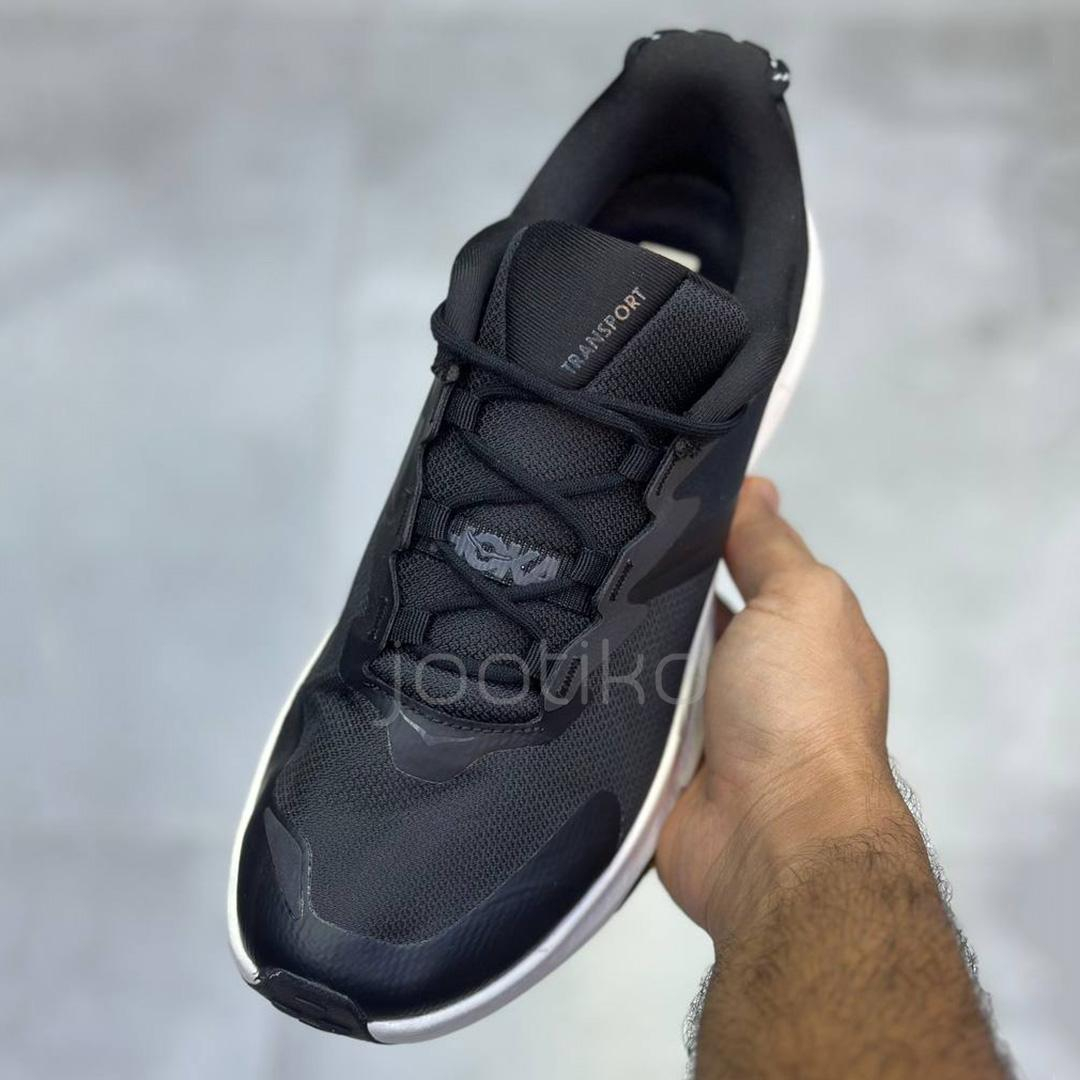 کفش هوکا ترنسپورت مشکی سفید Hoka Transport Black Alabaster - تصویر 4