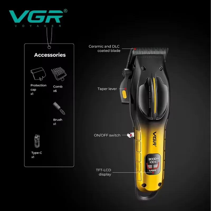 ماشین اصلاح حجم زن وی جی آر مدل V-026 - تصویر 11