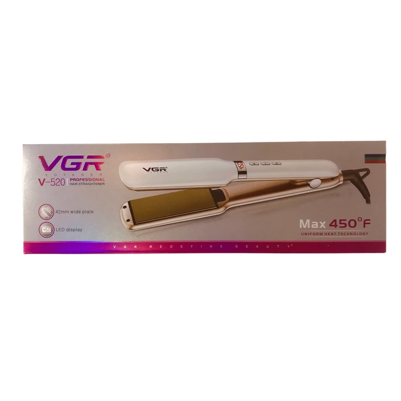 اتو مو وی جی آر مدل VGR-520 با صفحات سرامیکی و دما ۲۳۰ درجه (am)