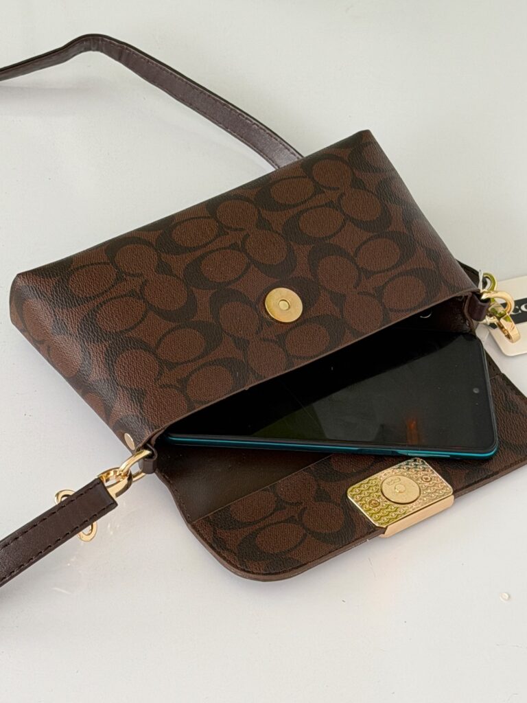 کیف دوشی زنانه طرح Coach کد ۴۹۸۳ | کیف کوچک مجلسی و روزمره (am)