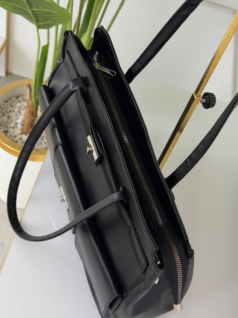 کیف دستی و دوشی زنانه طرح Hermes کد ۱۳۰۲_مشکی (am)