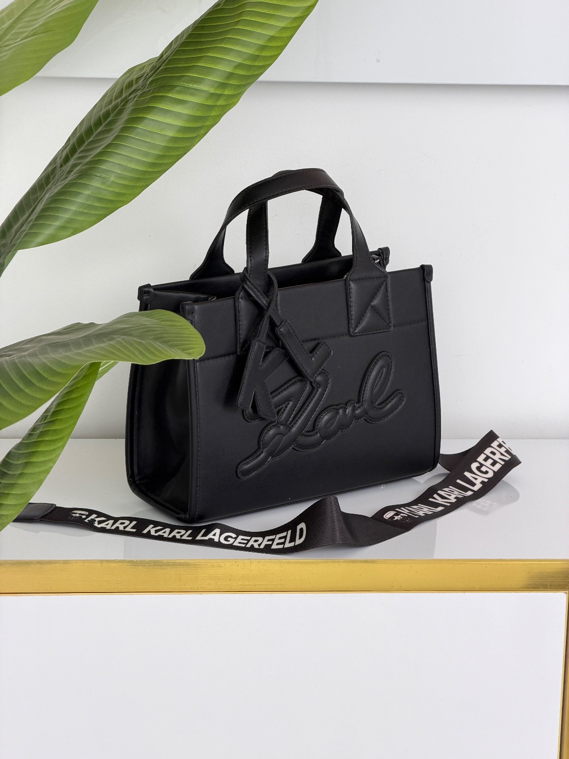 کیف دستی و دوشی زنانه طرح Karl Lagerfeld کد ۸۸۰_مشکی(am)
