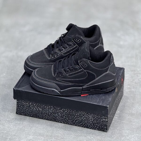 کفش کتونی مردانه نایک جردن 3 تراویس اسکات بلک کت Nike Air Jordan 3 Travis Scott Black Cat