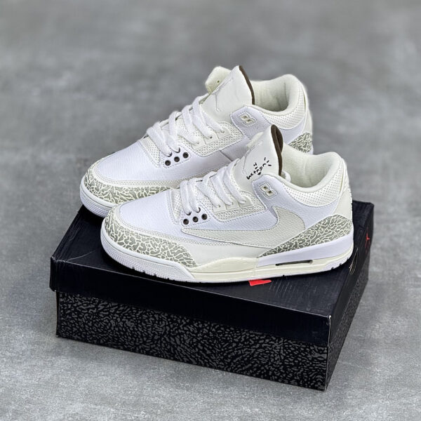 کفش کتونی مردانه نایک جردن 3 تراویس اسکات اسپایزایک Nike Air Jordan 3 Travis Scott Spizike