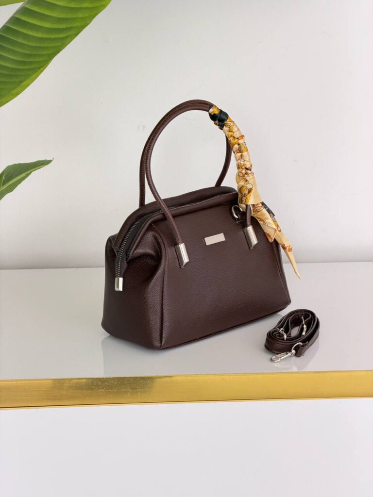 کیف دستی و دوشی دخترانه کد ۹۲۱_قهوه ای (am)