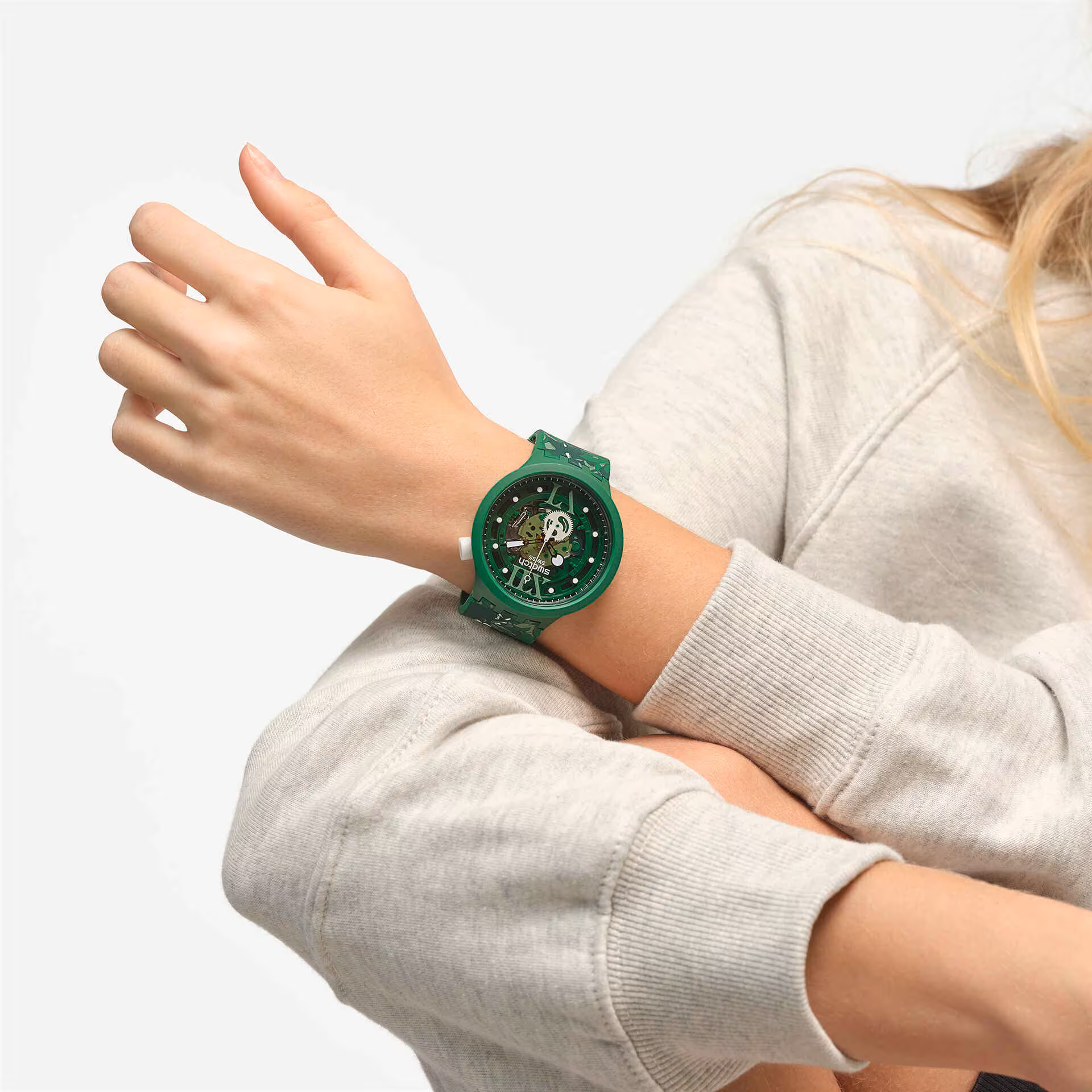 ساعت مچی زنانه و مردانه اورجینال سواچ SWATCH مدل SB05G104 - Image 3