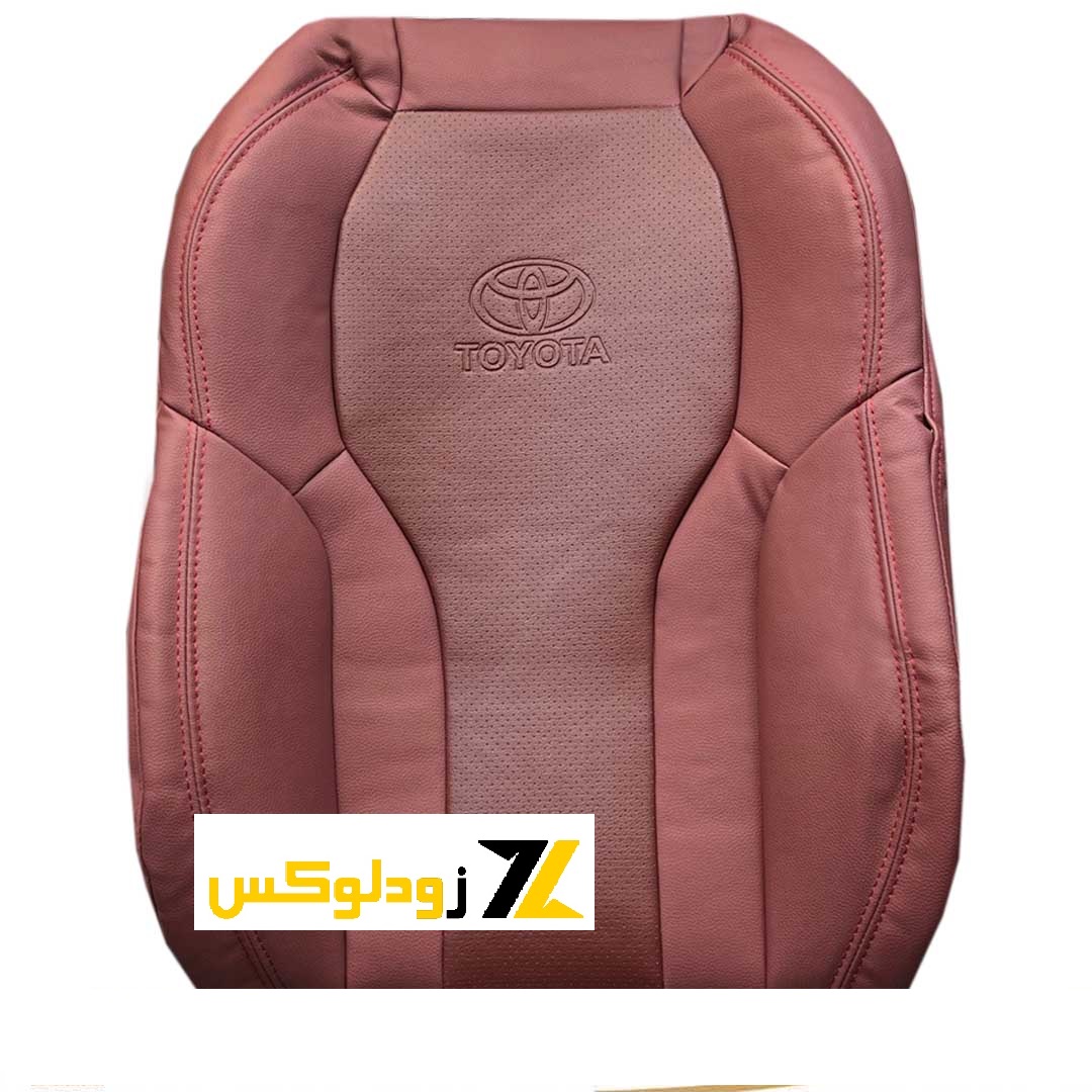 روکش صندلی چرم تویوتا فرانت لندر هیبرید 2026 زرشکی