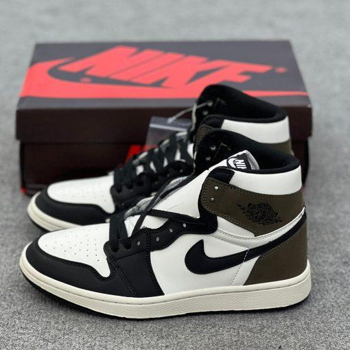 کفش کتونی مردانه نایک جردن 1 دارک موکا Jordan 1 High Dark Mocha MSTR - Image 4