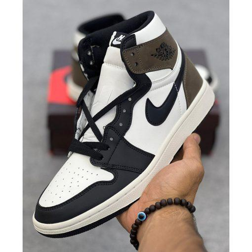 کفش کتونی مردانه نایک جردن 1 دارک موکا Jordan 1 High Dark Mocha MSTR - Image 5