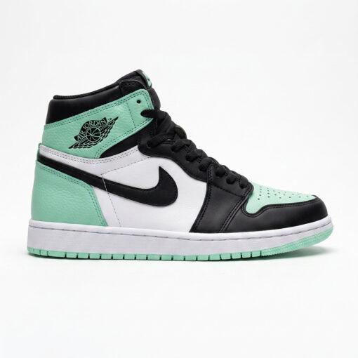 کفش کتونی زنانه و مردانه نایک جردن 1 گرین گلو Jordan 1 Retro High OG Green Glow