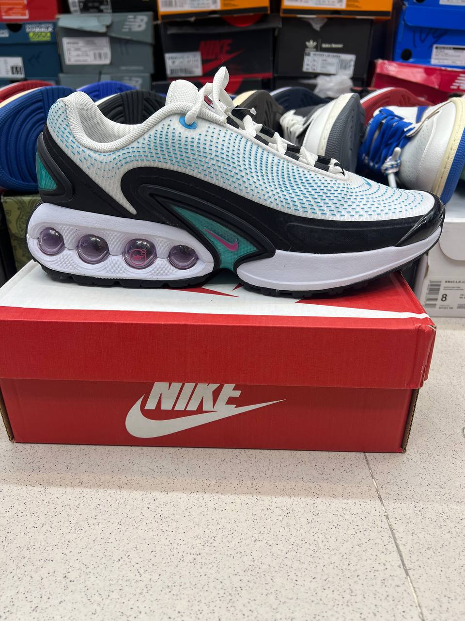 کفش کتونی مردانه نایک ایرمکس Nike Air Max DN White Mint - Image 3