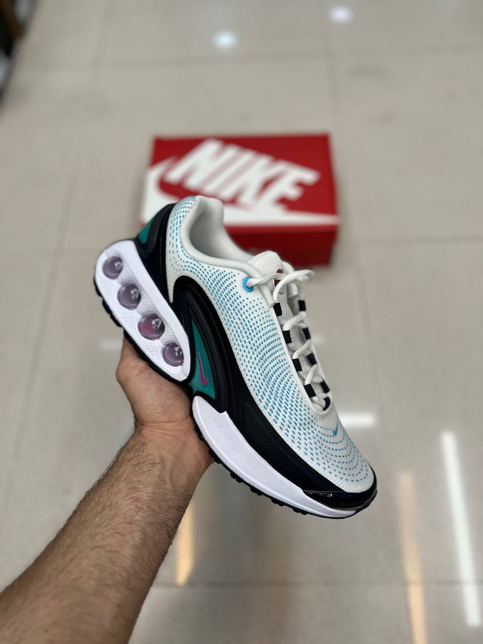 کفش کتونی مردانه نایک ایرمکس Nike Air Max DN White Mint