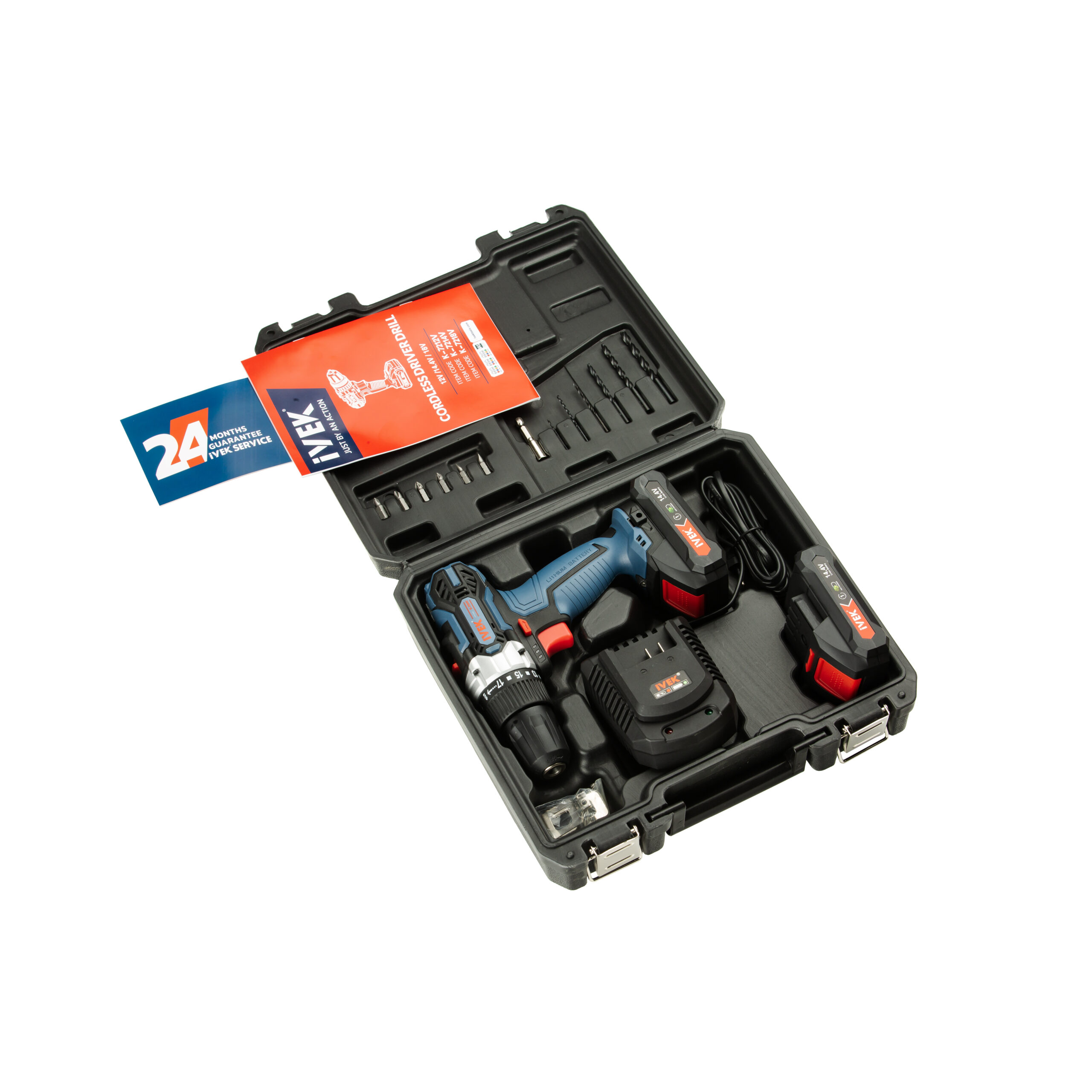 دریل شارژی ۱۴.۴ ولت لیتیومی K-7214V ایوک (AR) - Image 16
