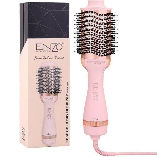سشوار برس‌دار حالت‌دهنده انزو ENZO پروفیشینال مدل EN-6209 اصل (am)