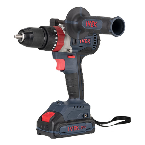 دریل شارژی چکشی براشلس ۲۰ ولت K-7220V ایوک (AR)