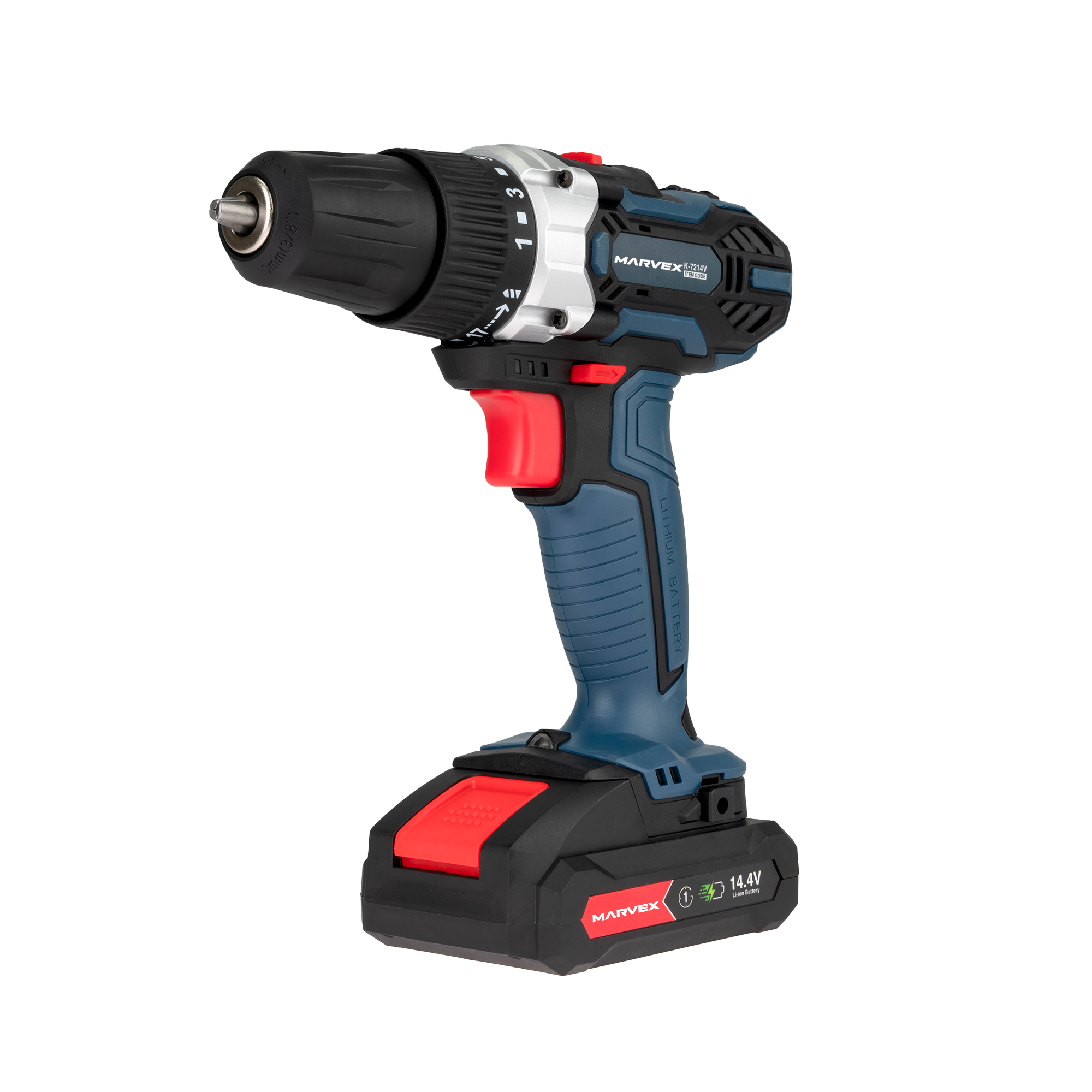 دریل شارژی ۱۴.۴ ولت لیتیومی K-7214V ایوک (AR)