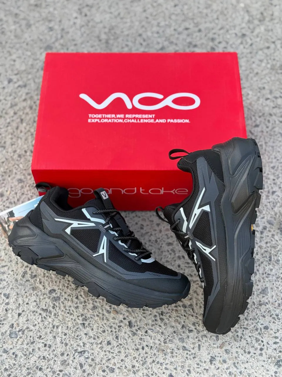 کفش کتونی ضدآب پیادهروی زنانه ویکو مشکی VICO R1019 - Image 4