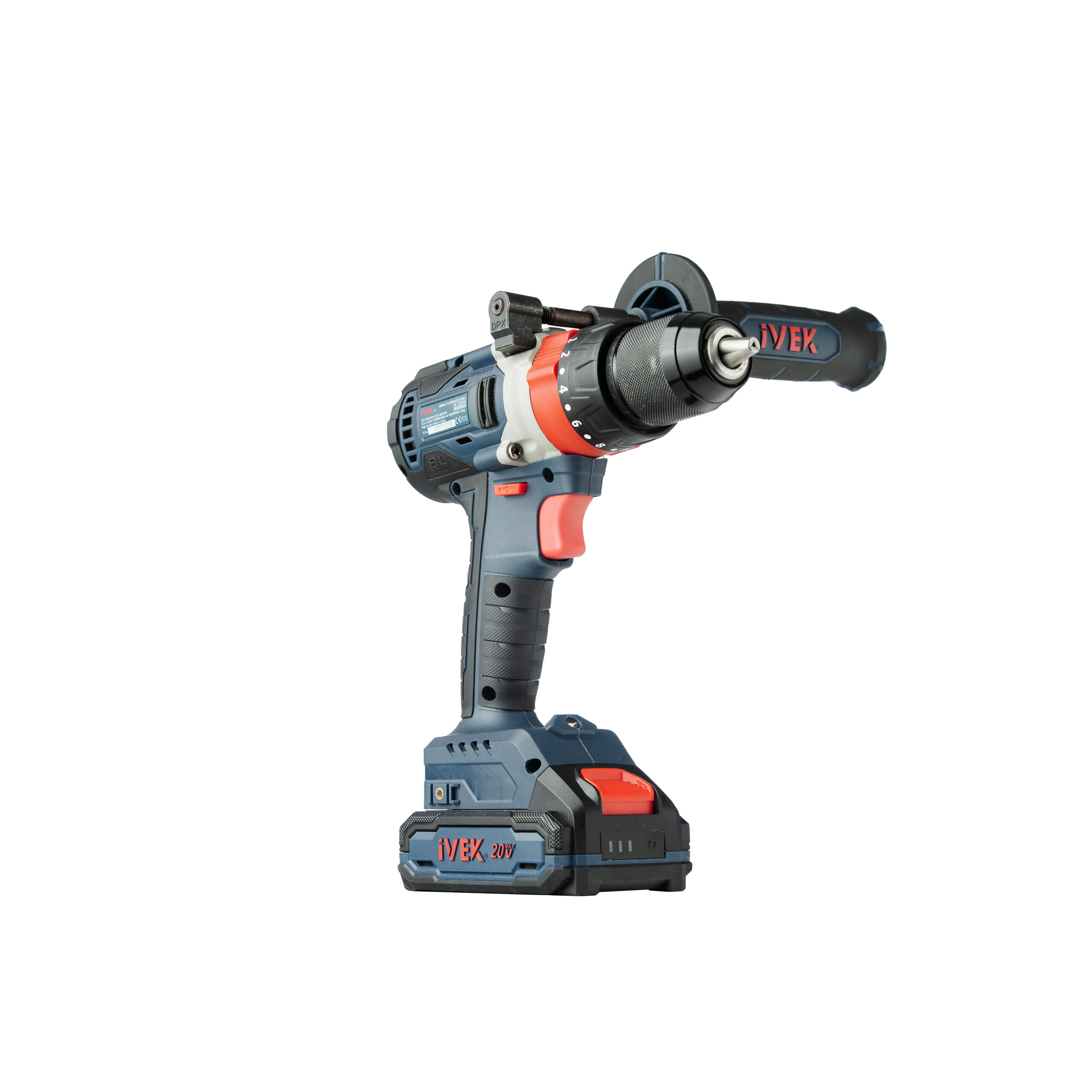 دریل شارژی چکشی براشلس ۲۰ ولت K-7220V ایوک (AR) - Image 9